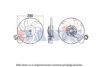 OPEL 22915713 Fan, radiator